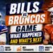Bills vs Broncos game action during the AFC Divisional Round in Denver