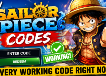 New Sailor Piece codes redemption screen showing Power Shards and Clan Reroll rewards