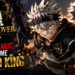 Asta from Black Clover holding Anti-Magic swords from his five-leaf clover grimoire