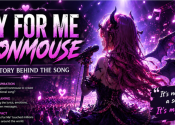 Ironmouse VTuber avatar artwork for the song Cry For Me WA WA WA