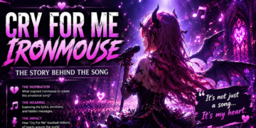 Ironmouse VTuber avatar artwork for the song Cry For Me WA WA WA