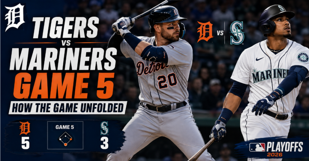 tigers vs mariners game 5