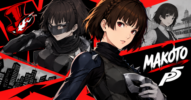 Makoto Niijima from Persona 5 as the Phantom Thief Queen