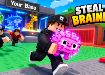 Steal a Brainrot Roblox Game gameplay and Brainrot collection