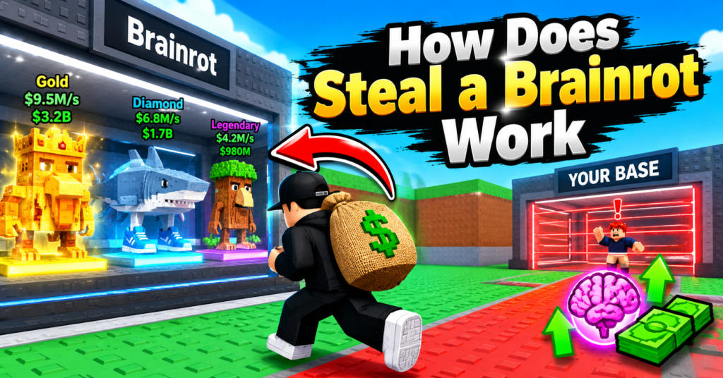 How Does Steal a Brainrot Work