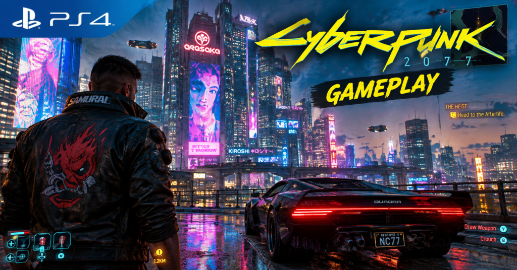 Cyberpunk 2077 PS4 Gameplay