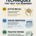 Best Study Techniques